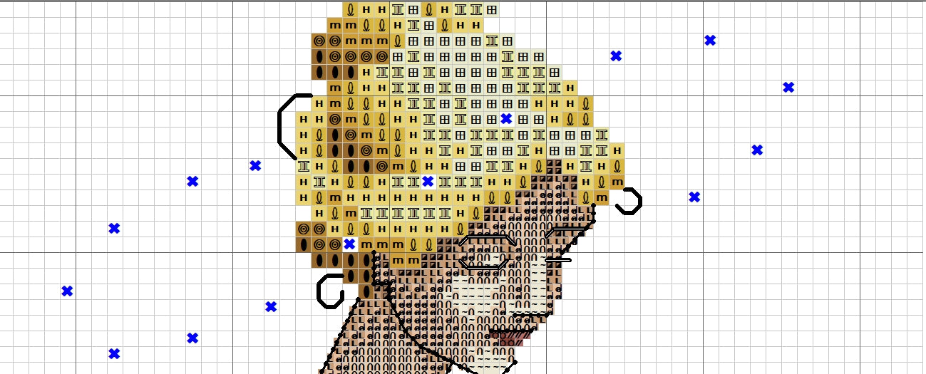 Schema punto croce SAGA PDF + XSD in the ANGEL MOTHER cross stitch pattern keeper in the Arms of An Angel woman dmc pk facile da stampare