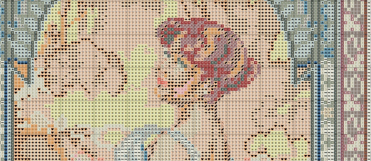 Schema punto croce SAGA PDF XSD SUMMER WINTER autumn SPRING lady cross stitch seasons lady saga dmc pattern keeper xsd markup facili anche da stampare