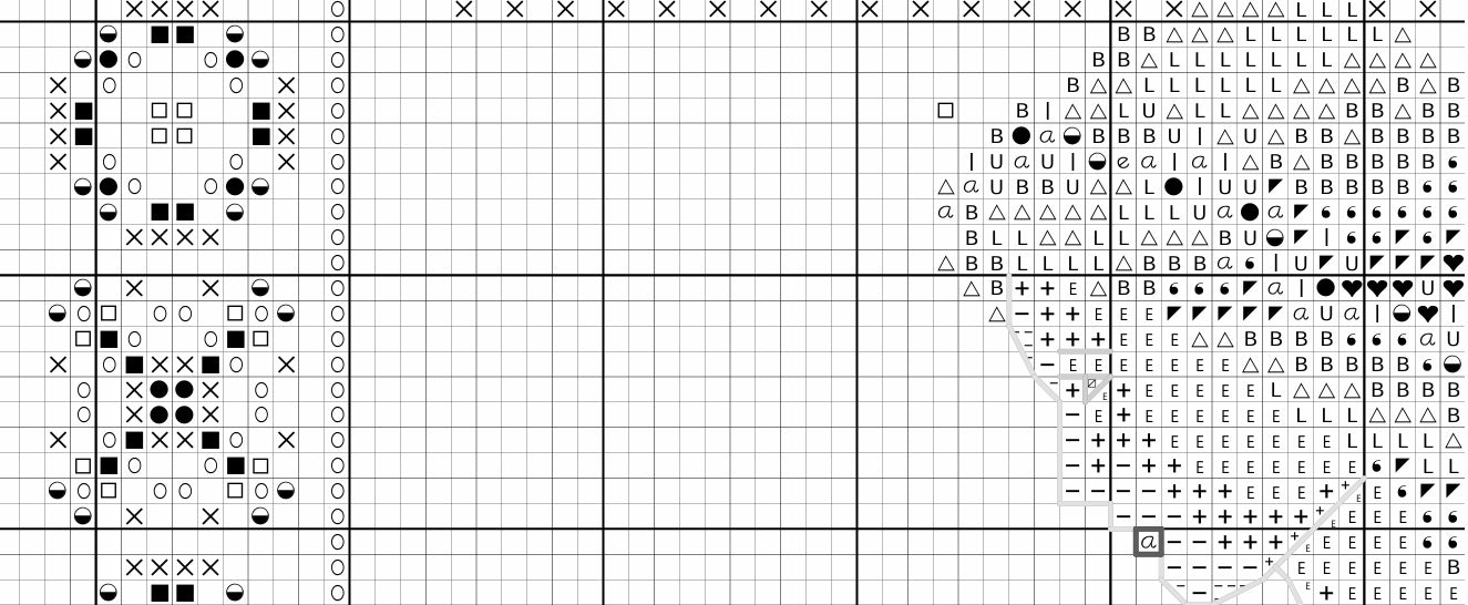 Schema punto croce SAGA PDF XSD CELTIC MOON LADY cross stitch woman night dama rinascimento seasons medioevo celtic night facile da stampare