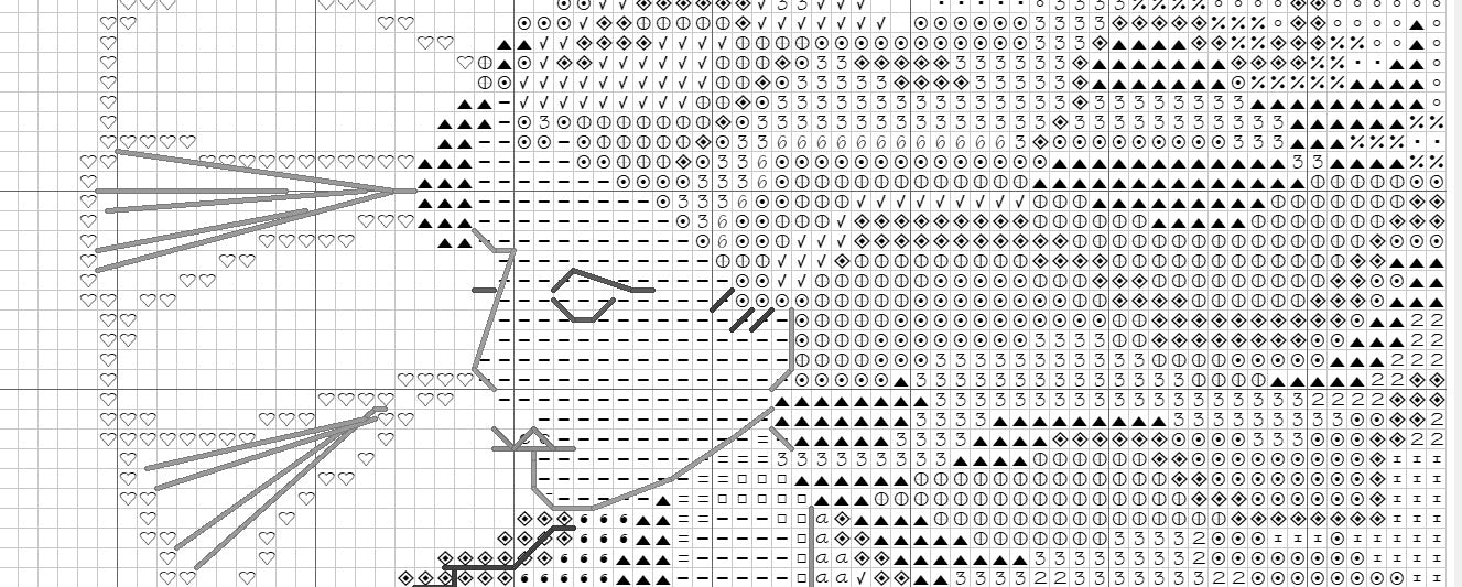 Schema punto croce SAGA PDF + XSD + PK WONDER ANGEL cross stitch freedom healing waiting for xmas dmc pattern keeper facile da stampare