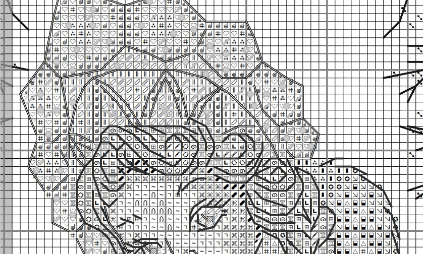 Schema punto croce babbo SAGA PDF XSD NATALE SANTA CHRISTMAS little helper cross stitch dmc patterns facile da stampare