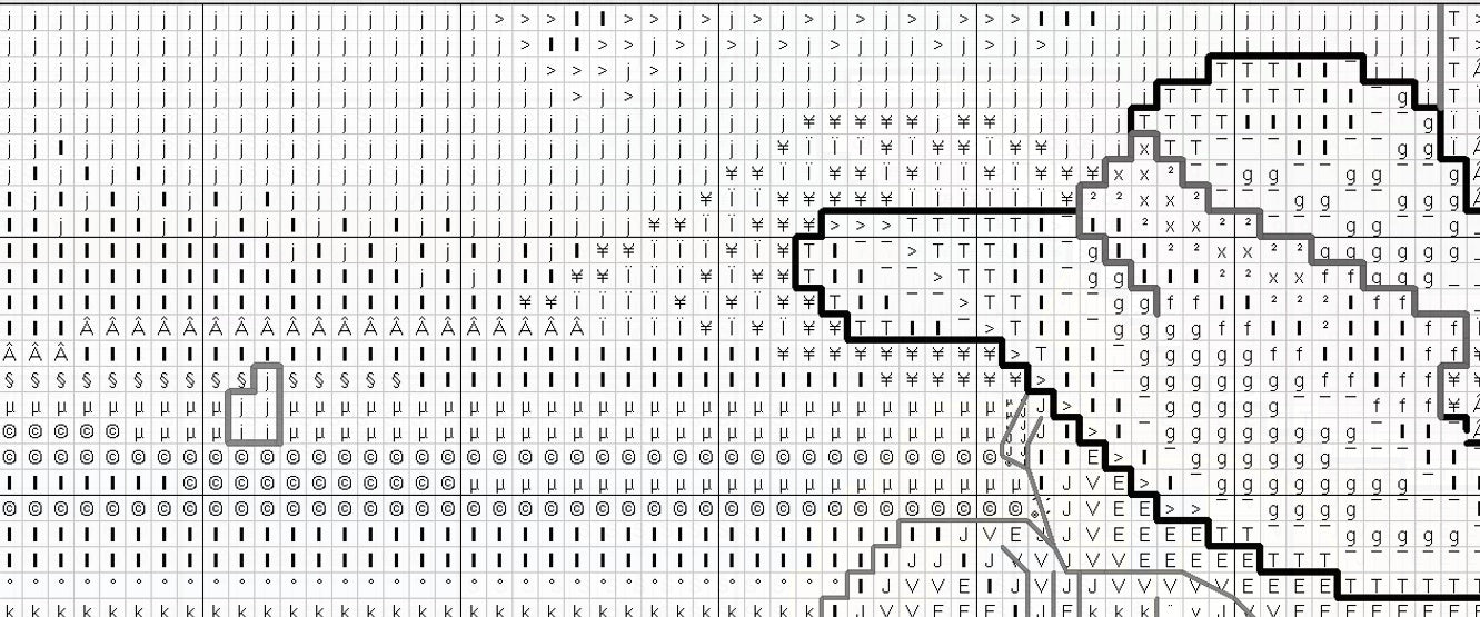 Schema punto croce SAGA PDF + XSD PK DMC SUMMER LANDSCAPE sea woman with hat summer cross stitch lady dmc pattern keeper markup facile da stampare