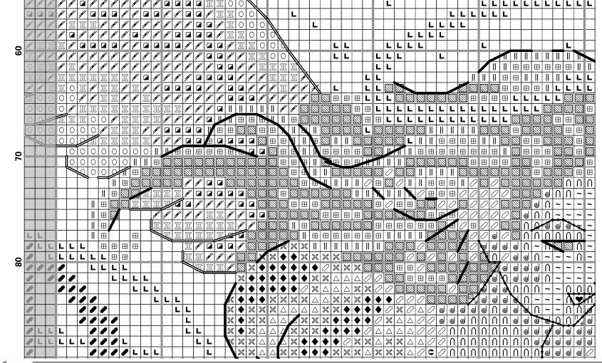 Schema punto croce SAGA PDF ANGELO e farfalle Butterflies and Wings of SPRING Eve Violet cross stitch dmc season  patterns facile da stampare