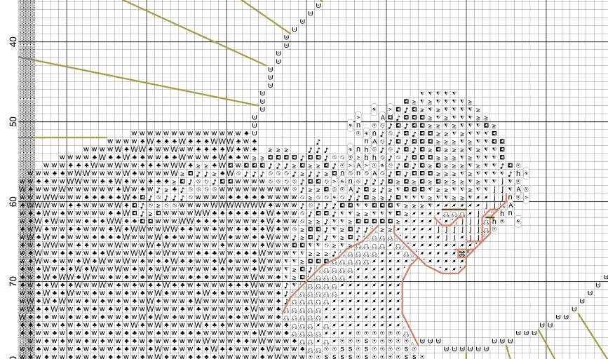 Schema punto croce PDF + pk ANGEL mother cross stitch baby SHOWER bedroom girl neonato dmc nascita birth pattern keeper facile da stampare