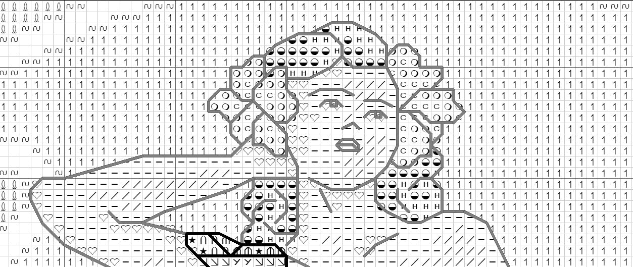 4 Schemi punto croce SAGA PDF + XSD + PK SUMMER WINTER autumn spring lady cross stitch seasons art nouveau dmc pattern keeper facili da stampare