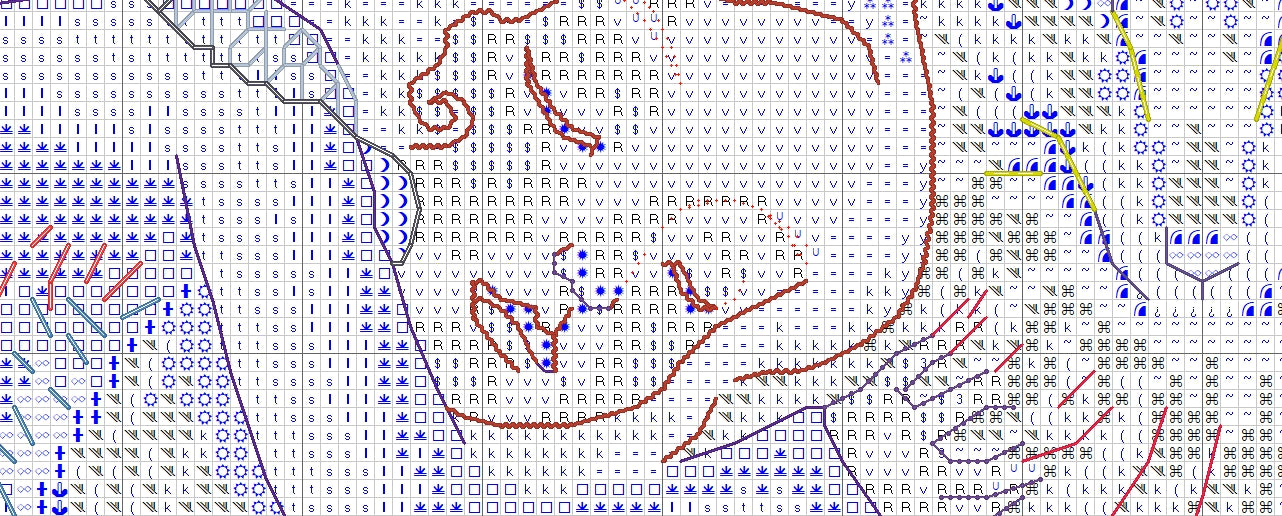 Schema punto croce SAGA PDF XSD la volpe e la bambina SOGNI d'oro the FOX and the little GIRL cross stitch tale patterns facilmente stampabile