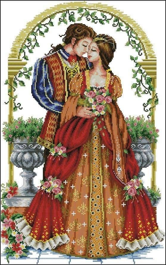 Schema punto croce SAGA PDF + XSD I DANCE at court in FAIRY TALES cross stitch valentine day Charming prince Cenerentola patterns facilmente stampabile (Copia)