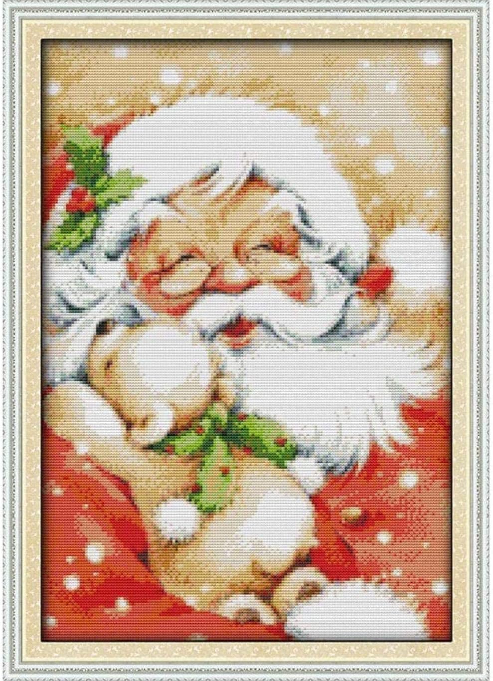 Schema punto croce SAGA PDF + XSD + PK GRAND FATHER FROST and BEAR puppy teddy cross stitch pattern keeper santa claus natale pk xsd facile da stampare