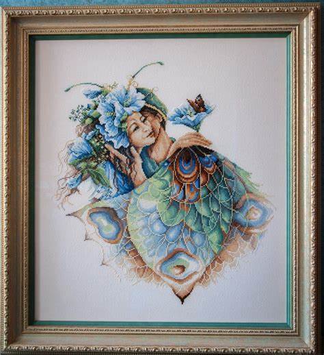 Schema punto croce SAGA PDF XSD amore di una fata e un principe the KISS of a FAIRY cross stitch xsd pk pattern keeper facile da stampare