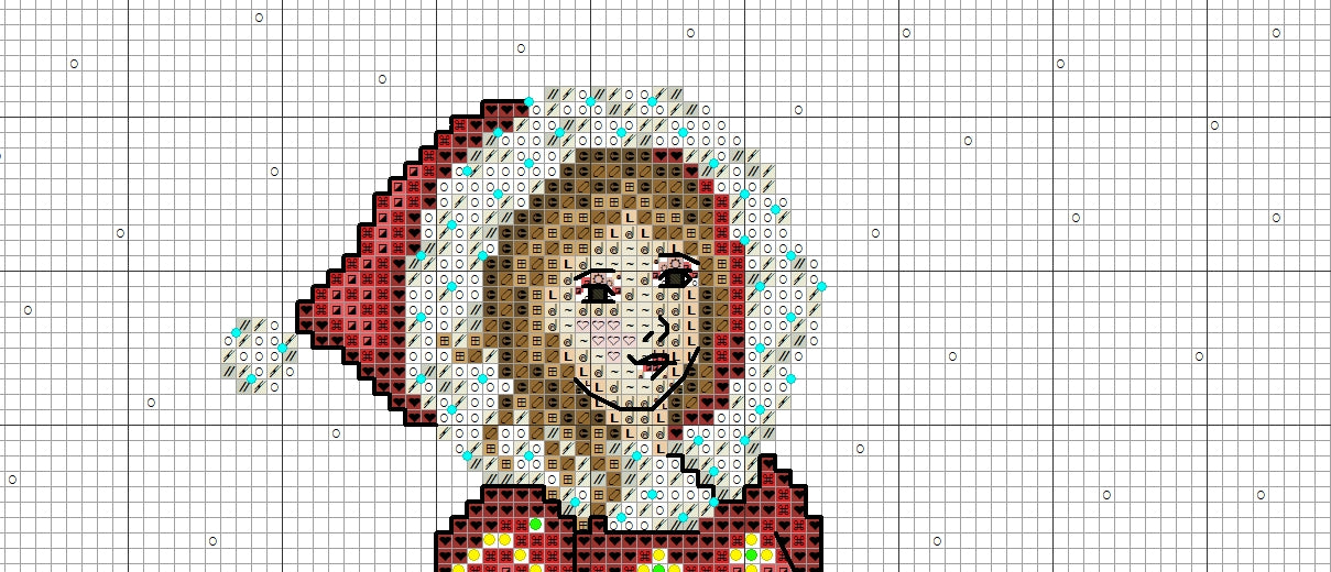 Schema punto croce SAGA PDF XSD VICTORIAN CHRISTMAS LADY cross stitch xmas day dmc saga xsd pattern keeper markup lady holiday facile da stampare