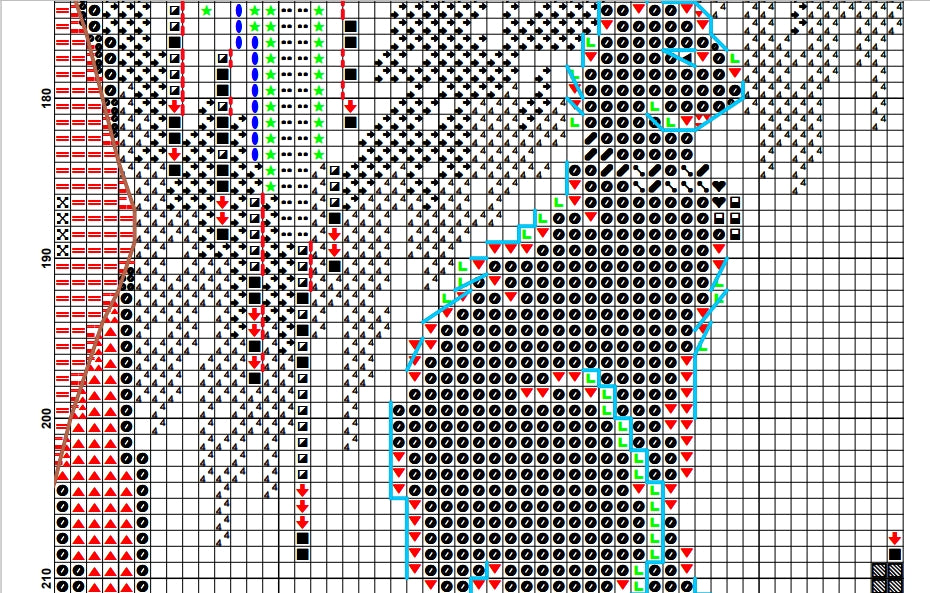 Schema punto croce SAGA PDF + XSD BELLATRIX Fata strega the FAIRY WITCH CROSS STITCH WITH CAT cross stitch da stampare dmc pattern keeper pk facile da stampare