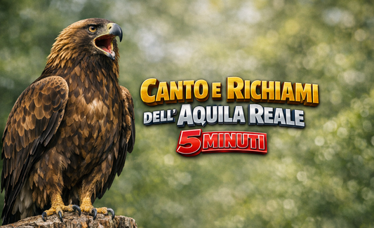 CANTO DELL'AQUILA REALE VERSO RICHIAMO DOLCE ARMONIOSO MISTERIOSO EUROPEA E VARI RICHIAMI CON SOTTOFONDO ALTRI UCCELLI IN FORMATO MP3 PRONTO PER IL DOWNLOAD