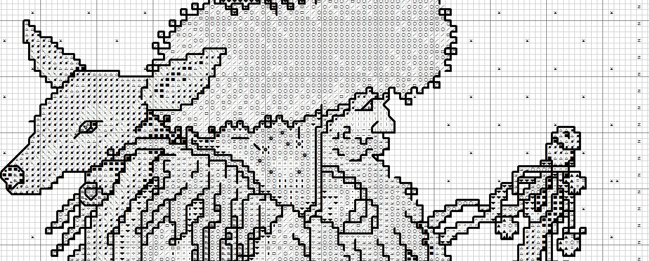 Schema punto croce SAGA PDF + XSD SANTA claus and ANIMALS cross stitch fawn nordic dmc pattern keeper polar xmas pk decor facile da stampare