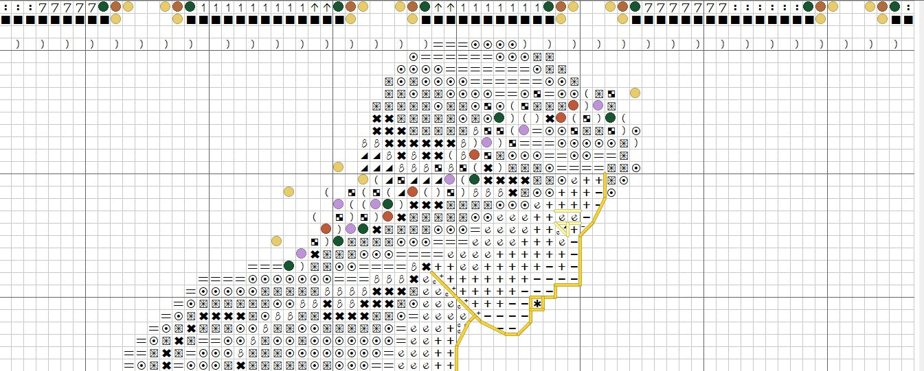 Schema punto croce SAGA PDF + XSD stagione AUTUNNO WOMAN cross stitch lady goddess dmc pattern keeper dama celtic xsd pdf facile da stampare