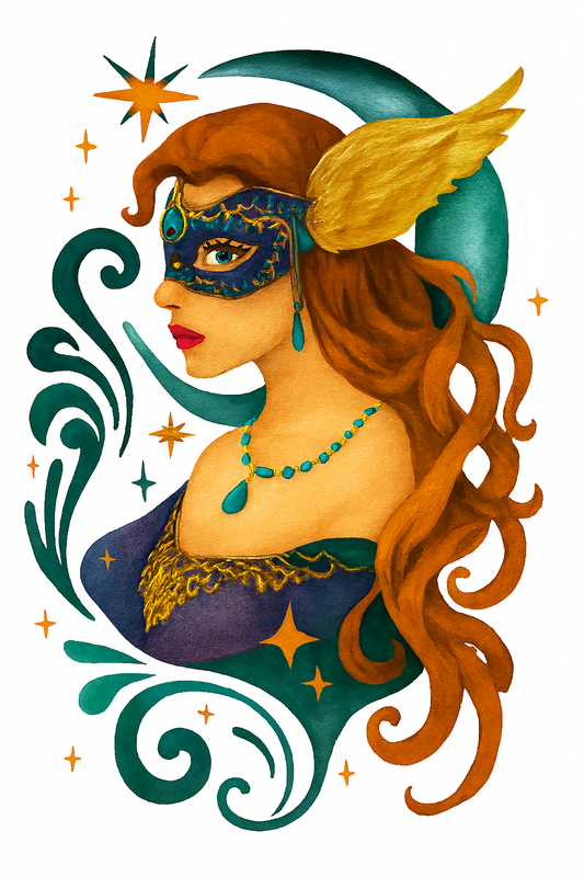 Schema punto croce SAGA + PDF XSD LADY OF MOON LA DONNA DELLA LUNA FACILE DA SCARICARE E STAMPARE