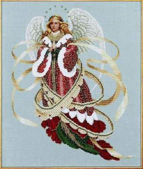 2 Schemi punto croce SAGA PDF + XSD + PK CHRISTMAS ANGELS cross stitch natale cherubini peace love xmas pattern Keeper markup facile da stampare