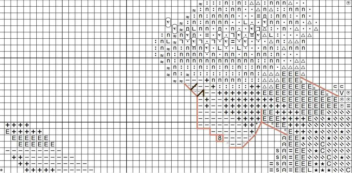 Schema punto croce SAGA PSD XSD the Angelo del freddo glaciale ANGEL of the FREZING COLD cross stitch ice gentil creature dmc Keeper  patterns stampabile