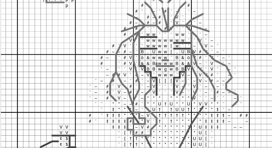 Schema punto croce FAVOLA Alice in WONDERLAND cross stitch SAGA + dmc pattern keeper fiaba storia fantasy pk xsd bimba  facile da stampare
