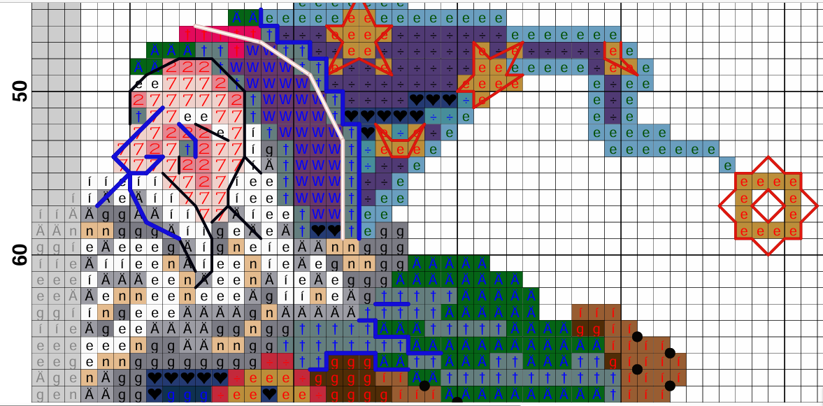 SCHEMA PUNTO CROCE MAGIA IN MOVIMENTO MAGIC IN MOTION CROSS STITCH HALLOWEEN DMC